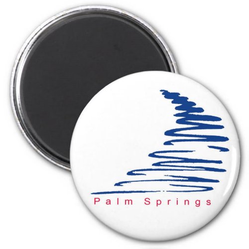 Squiggly Lines_Palm Springs magnet