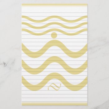 Squiggly Lines Stationery by 16creative at Zazzle