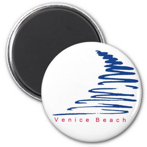 Squiggly Lines_Venice Beach magnet