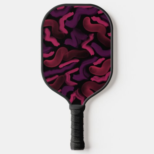 Squiggly Pinkies Abstract Design Pickleball Paddle