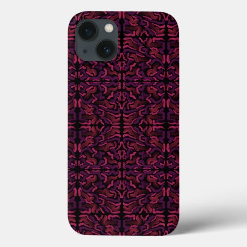 Squiggly Pinkies Abstract Pattern Design  iPhone 13 Case