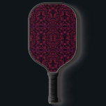 Squiggly Pinkies Abstract Pattern Design Pickleball Paddle<br><div class="desc">Pickleball Paddle with Squiggly Pinkies Abstract Pattern Design artwork design illustration by TheFabricSeal at Zazzle #ZazzleMade https://www.zazzle.com/store/thefabricseal This unusual squiggly pinks on black art piece is an abstract digital graphic art design featuring a minimalist simplicity of five colors pink, magenta, purple, violet and black. Pickleball paddles, Cool pickleball paddles, Fun...</div>