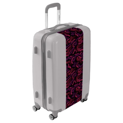 Squiggly Pinkies Abstract Pattern Luggage
