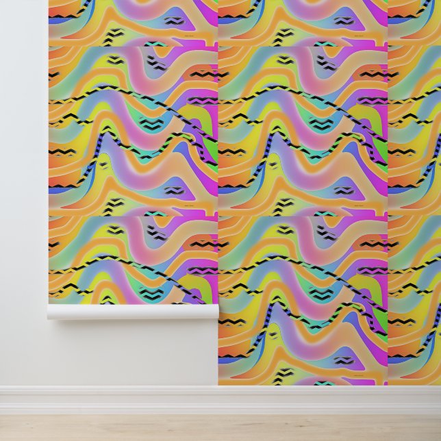 Squiggly Rainbow  Wallpaper (Application)