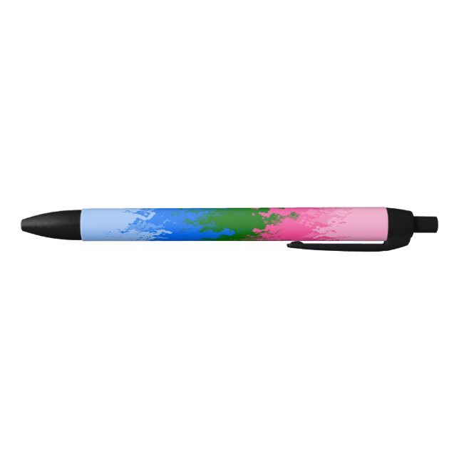 Squiggly Trippy Abstract Omniromantic Pride Flag Pen (Bottom)