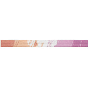 Squiggly Trippy Groovy Abstract Lesbian Pride Flag Elastic Hair Tie