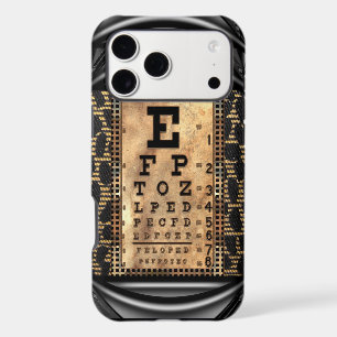 Squint Vintage IV Eye Chart Cool iPhone 17 Pro Max Case