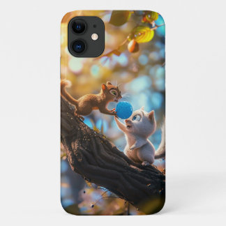 Squirels Print IPhone 11 Cases