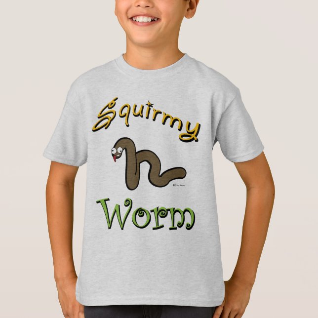 Squirmy Worm T-Shirt (Front)