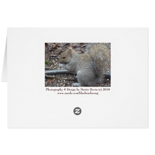 Squirrel (1a) - I'm Nuts About You! - Customizable (Back Horizontal)