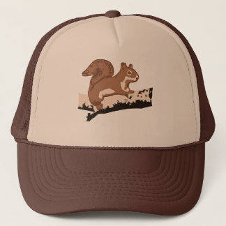 Squirrel 4-Color Design Trucker Hat