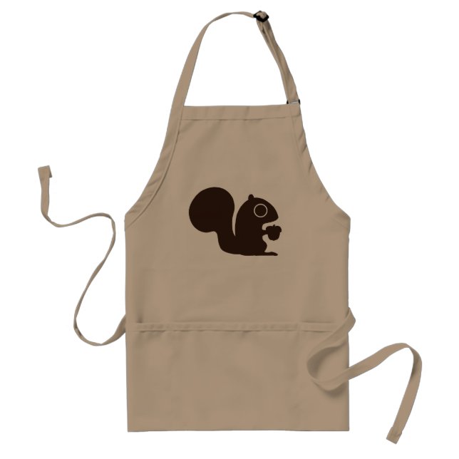 Squirrel Adult Apron (Front)