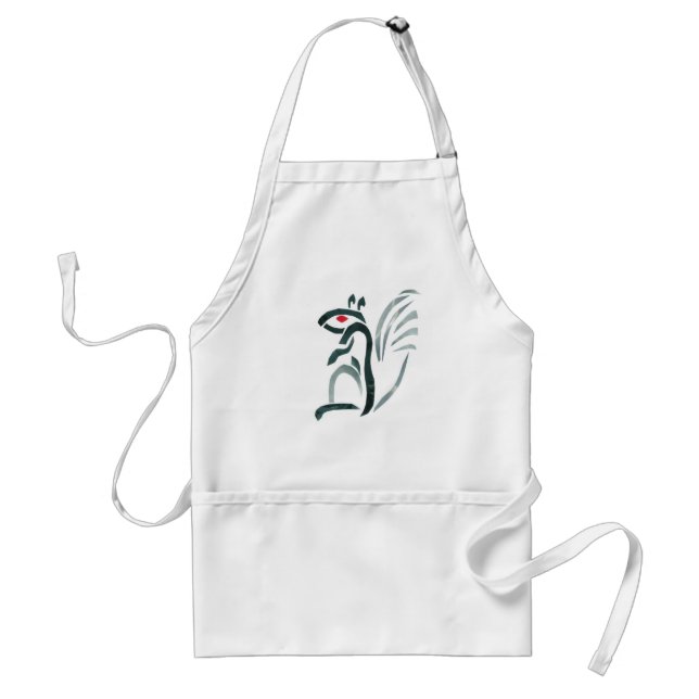 Squirrel Adult Apron (Front)