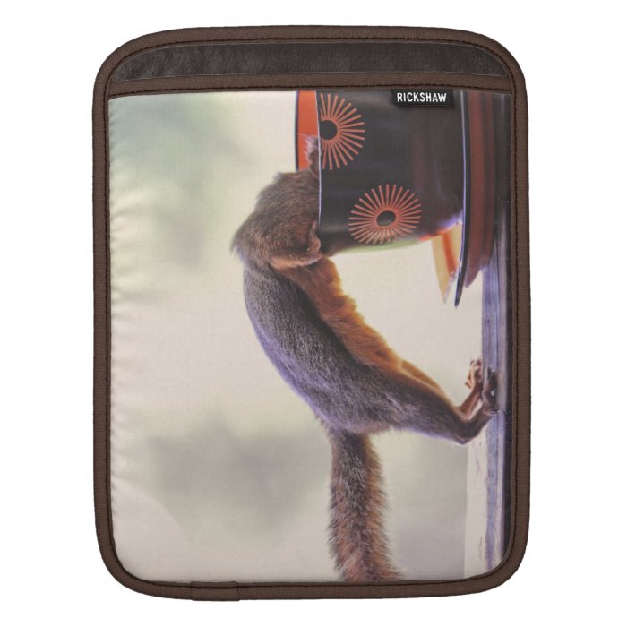 Squirrel and Coffee Cup iPad Sleeves