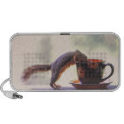 Squirrel and Coffee Cup