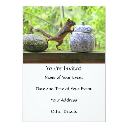 Squirrel and Cookie Jar Card