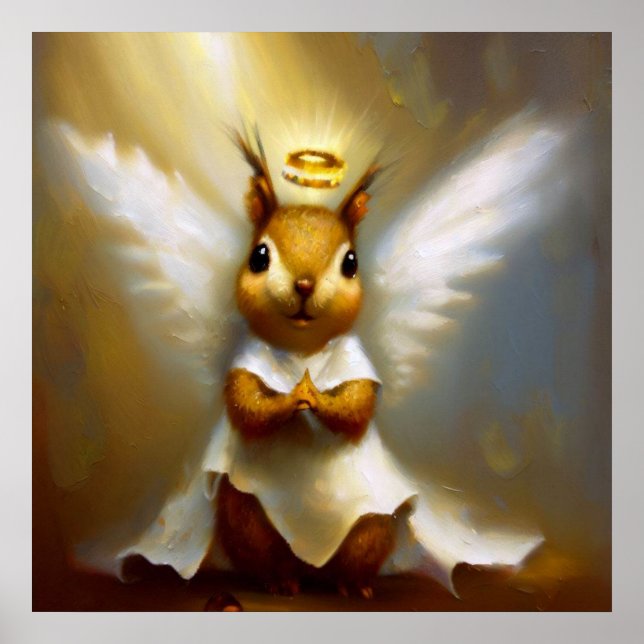 Squirrel Angel Poster (Front)