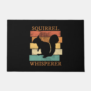 Squirrel Animal Forest Retro Doormat