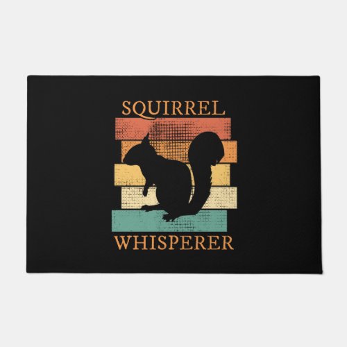 Squirrel Animal Forest Retro Doormat