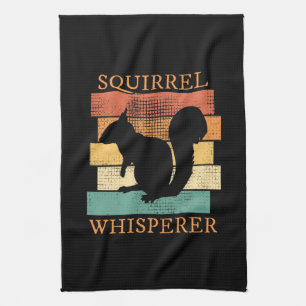 Squirrel Animal Forest Retro Kitchen Towel