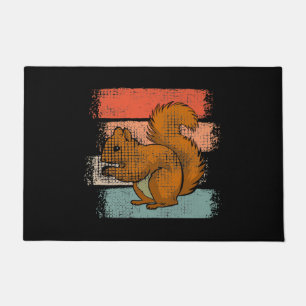 Squirrel Animal Retro Doormat
