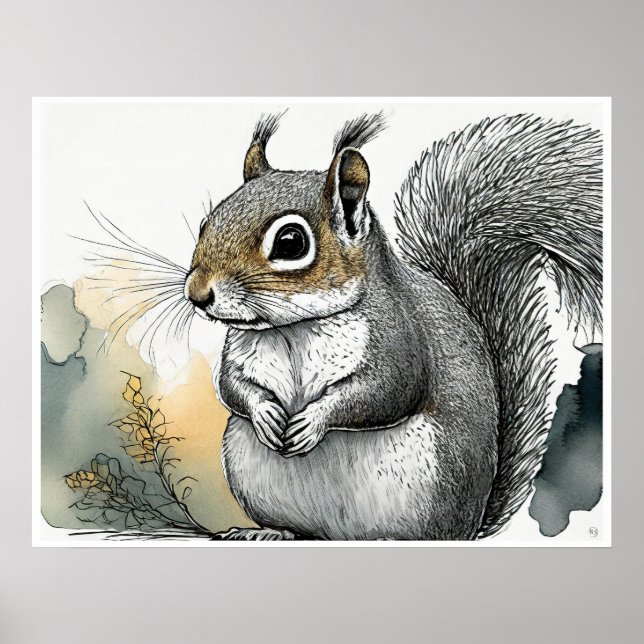 Squirrel - Art Print (Front)