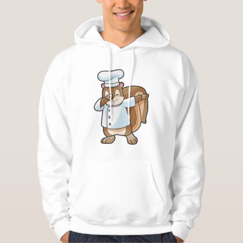 Squirrel as Cook with Cooking apron Hoodie
