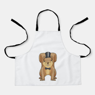 Squirrel as Groom with Suit Apron