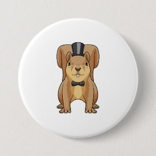 Squirrel as Groom with Suit Button