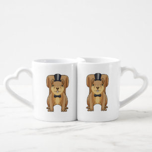 Squirrel as Groom with Suit Coffee Mug Set