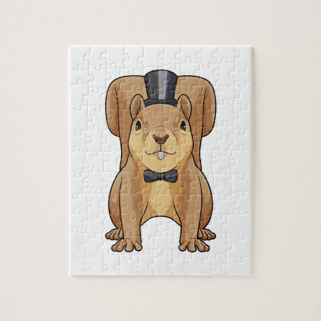 Squirrel as Groom with Suit Jigsaw Puzzle (Vertical)