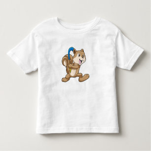 Squirrel at Field hockey with Stick Toddler T-shirt