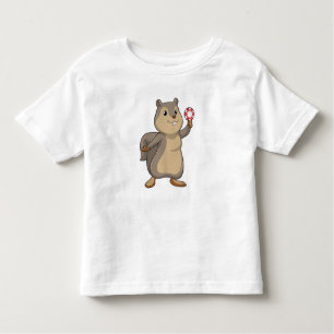 Squirrel at Poker with Poker chips Toddler T-shirt