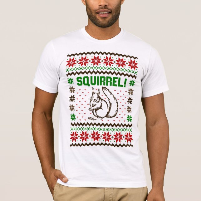 Squirrel Attacks The Griswold Family Ugly Sweater (Front)