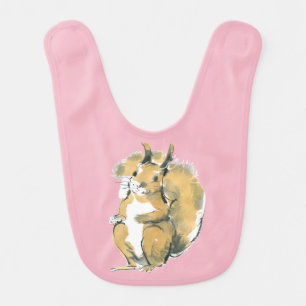 Squirrel Baby Bib