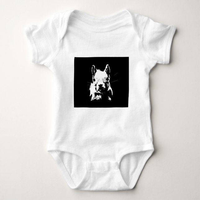 Squirrel Baby Bodysuit (Front)