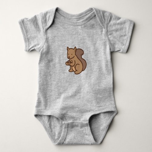 Squirrel Baby Bodysuit