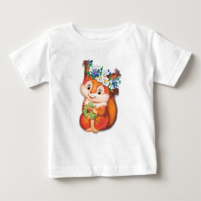 Squirrel Baby T-Shirt (Front)