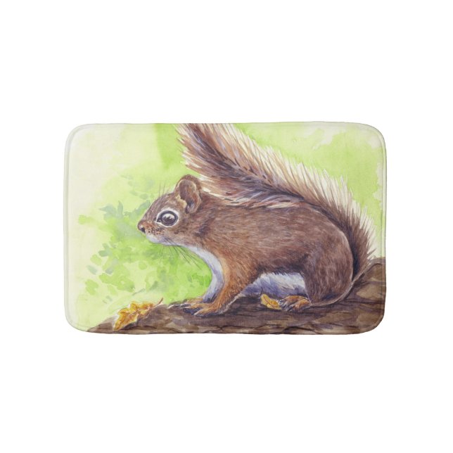 Squirrel Bath Mat (Front)