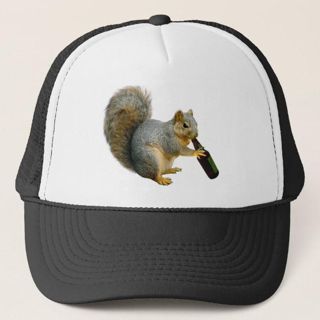 Squirrel Beer Trucker Hat (Front)