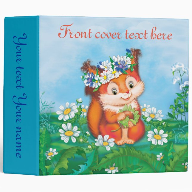 Squirrel Binder (Front/Spine)
