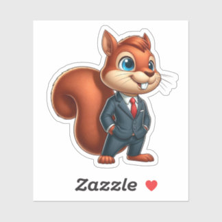 squirrel,boss animals sticker