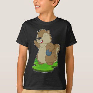 Squirrel Bowling Bowling ball T-Shirt