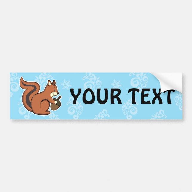 Squirrel bumper sticker (Front)