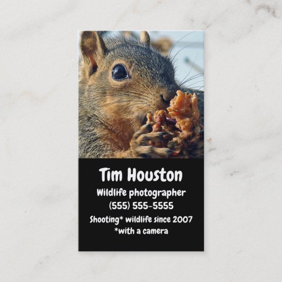 Squirrel Business Card