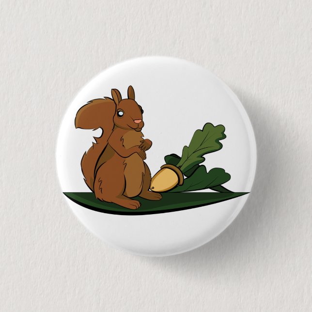 Squirrel Button (Front)