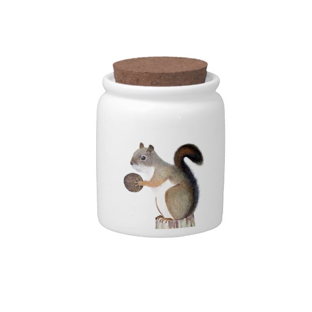 Squirrel Candy Jar (Front)