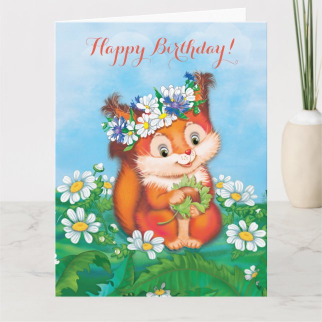Squirrel Card (Front)