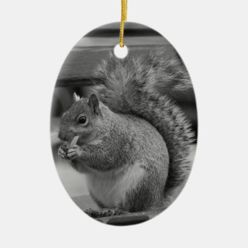 Squirrel Ceramic Ornament