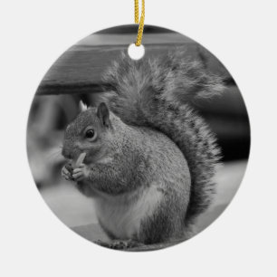 Squirrel Ceramic Ornament